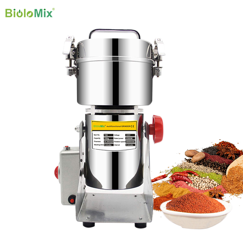 مطحنة الطعام الجاف، سرعة عالية، مطحنة القهوة ELEKCHEF من Biolomix Display - الصورة 2