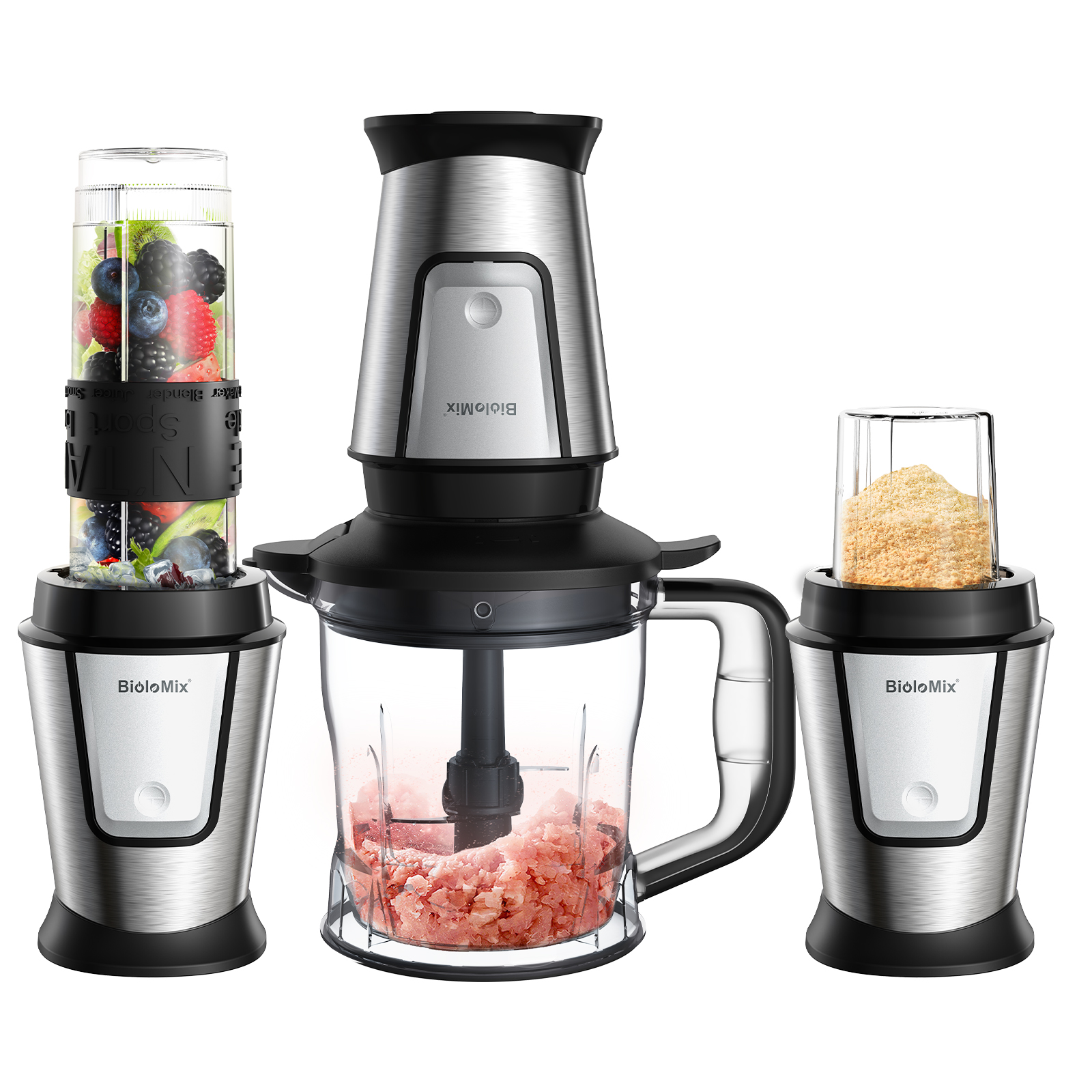 BioloMix 700 واط 3 في 1 متعددة الوظائف